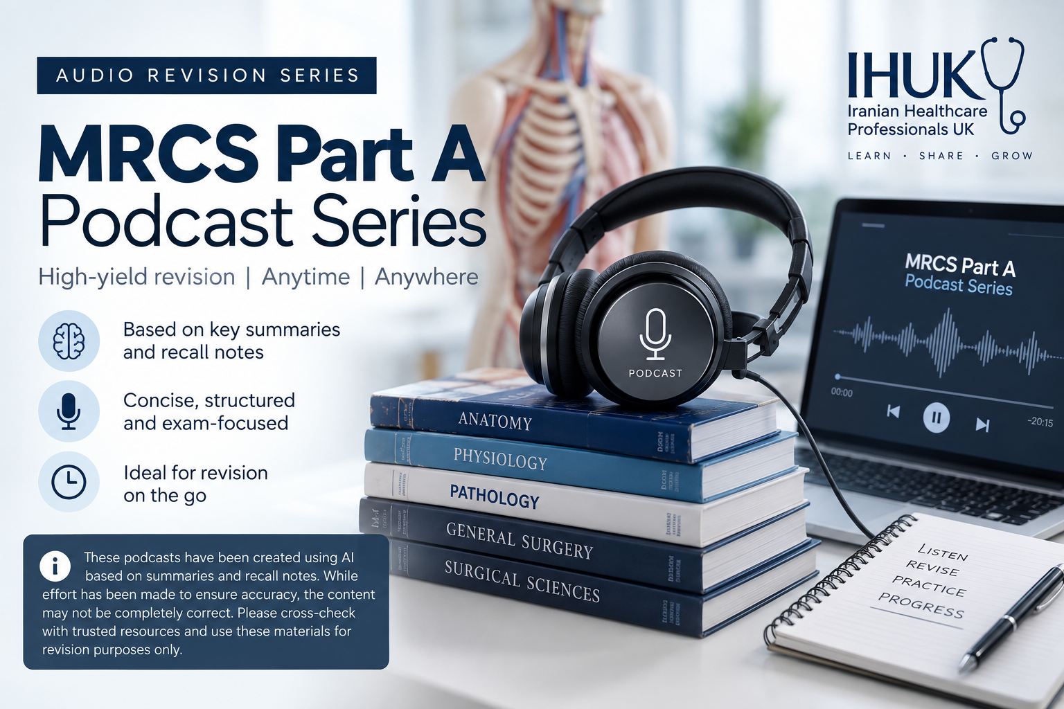 MRCS Part A – High Yield Surgical Revision Podcasts